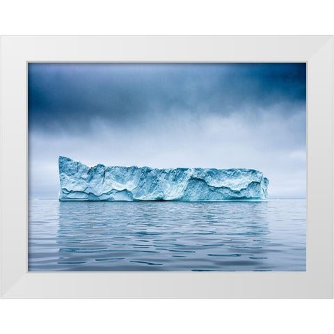 Rothko Berg White Modern Wood Framed Art Print by Bolton, Robert