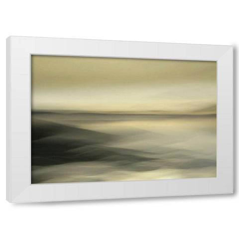 Golden Morning White Modern Wood Framed Art Print by Sillen, Christina