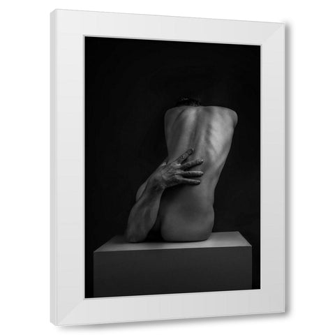 Abutment White Modern Wood Framed Art Print by Valevicius, Aurimas