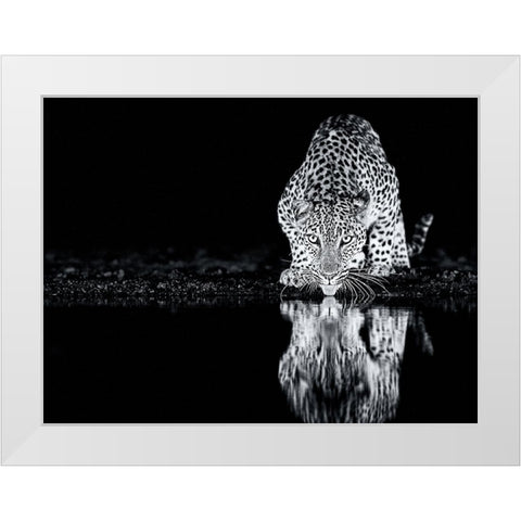 Untitled White Modern Wood Framed Art Print by Eichelberg, Amnon