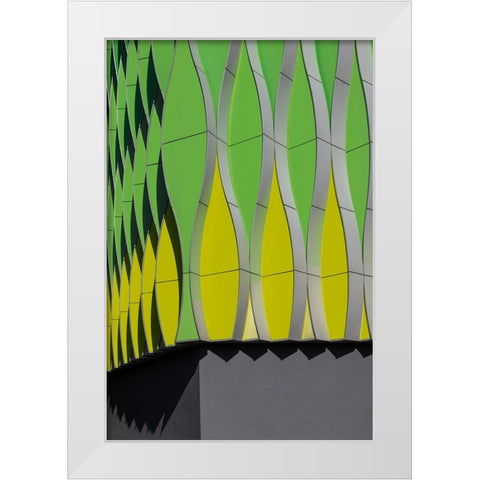 The Shadow Side White Modern Wood Framed Art Print by Luycx, Theo