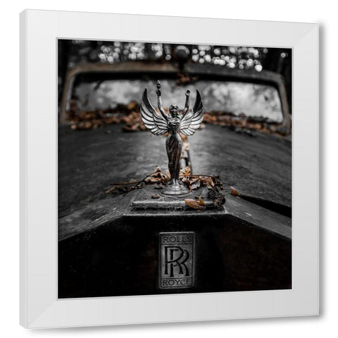... Rr White Modern Wood Framed Art Print by Vollrath, Jorg