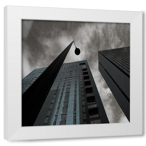 Birmingham Buildings White Modern Wood Framed Art Print by Schuster, Inge
