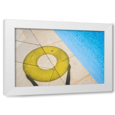 In Summer White Modern Wood Framed Art Print by Salgado Gispert, Gloria