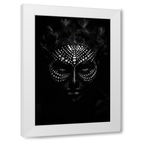 In Paradise White Modern Wood Framed Art Print by Kovalev, Ivan