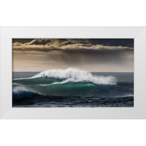 Double Strength White Modern Wood Framed Art Print by Pelissier, Marc