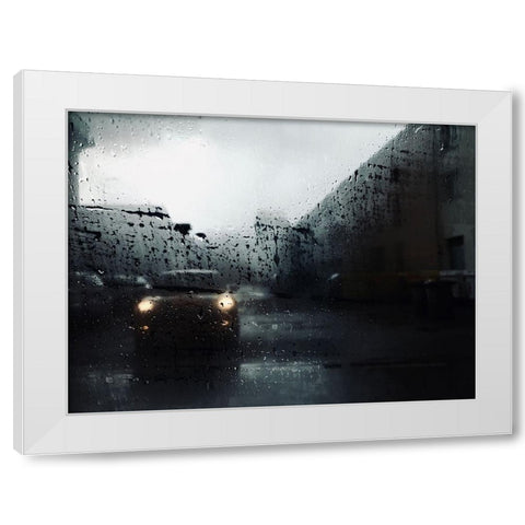 Mood White Modern Wood Framed Art Print by Rebustini, Luca