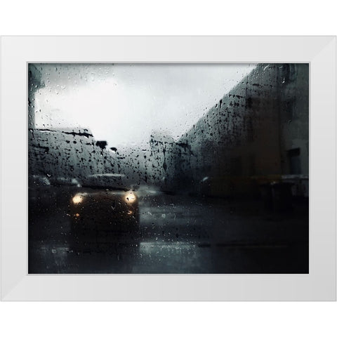 Mood White Modern Wood Framed Art Print by Rebustini, Luca