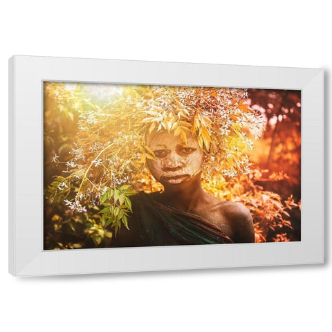 Surmacolors White Modern Wood Framed Art Print by Yosifov, Svetlin