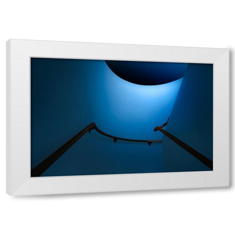 Protekto White Modern Wood Framed Art Print by Huybrighs, Marc