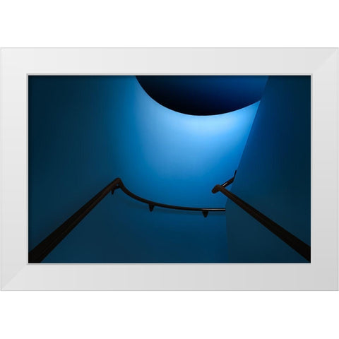 Protekto White Modern Wood Framed Art Print by Huybrighs, Marc