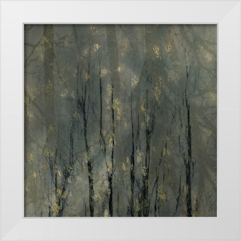 Bald Trees White Modern Wood Framed Art Print by Talen, Nel