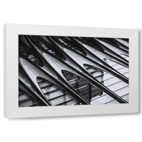 High lane snapshot White Modern Wood Framed Art Print by Tagliarino, Marco