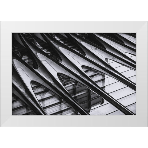 High lane snapshot White Modern Wood Framed Art Print by Tagliarino, Marco