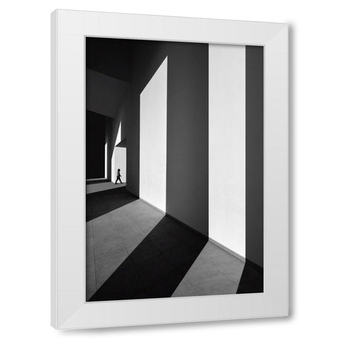 Untitled White Modern Wood Framed Art Print by Joseph, Florentinus