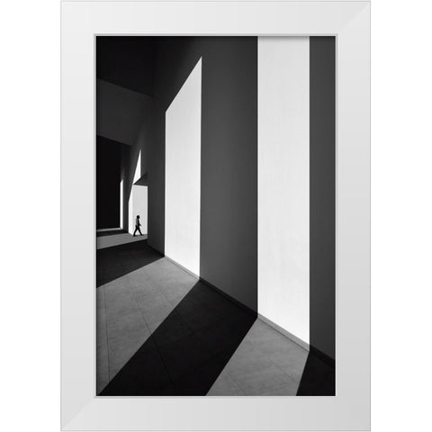 Untitled White Modern Wood Framed Art Print by Joseph, Florentinus