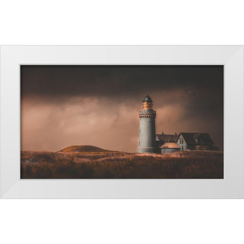 Utopia White Modern Wood Framed Art Print by Hennen, Marcus