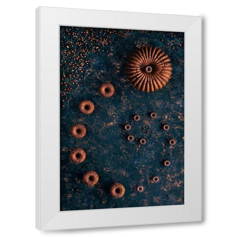 Chocolate Bundt Cake White Modern Wood Framed Art Print by VLAICU, Denisa