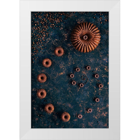 Chocolate Bundt Cake White Modern Wood Framed Art Print by VLAICU, Denisa