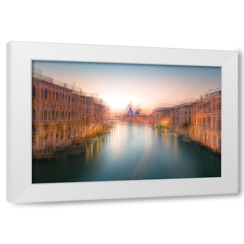 Venezia (AuAdandfrac14;AeM) White Modern Wood Framed Art Print by Deng, Larry