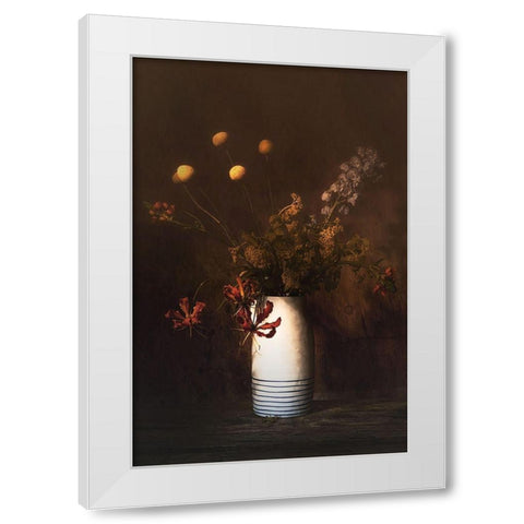 Foggy Memory Of The Past 3 White Modern Wood Framed Art Print by Dingemans, Saskia