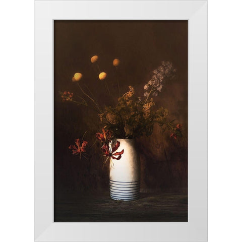 Foggy Memory Of The Past 3 White Modern Wood Framed Art Print by Dingemans, Saskia