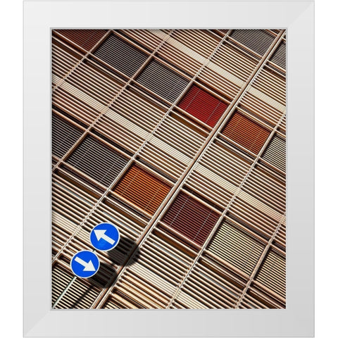 Wooden Windows White Modern Wood Framed Art Print by Buczkowski, Tomasz