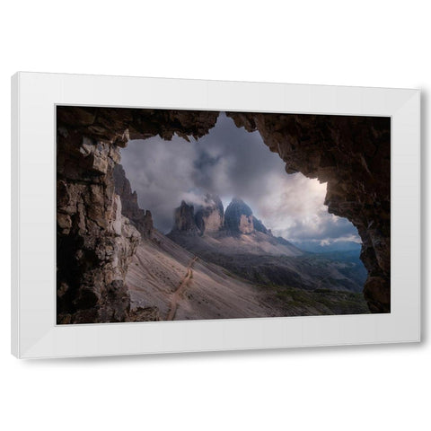 An Unbelievable View White Modern Wood Framed Art Print by Lopez Garcia, David