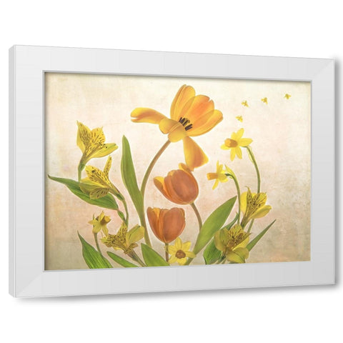 Mother White Modern Wood Framed Art Print by W., Catherine