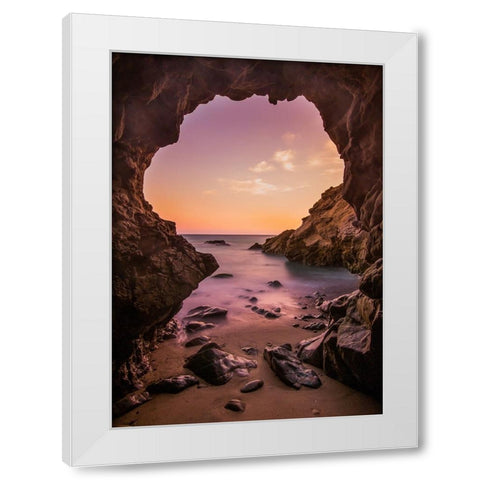 Leo Carrillo White Modern Wood Framed Art Print by Rohr, Declan