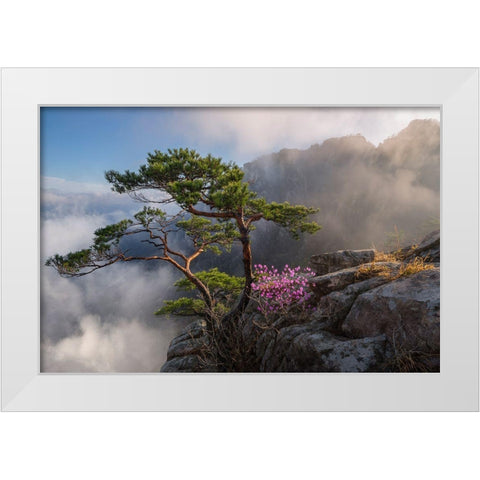 Dream Dancer White Modern Wood Framed Art Print by Ryu, Jaeyoun