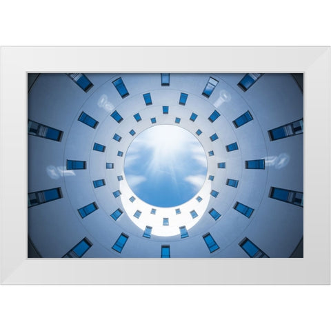 Nsn White Modern Wood Framed Art Print by Kreiten, Mike