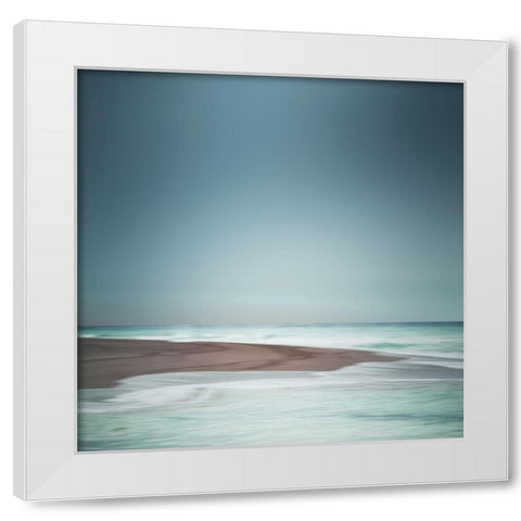 Coast White Modern Wood Framed Art Print by Wasinger, Renate