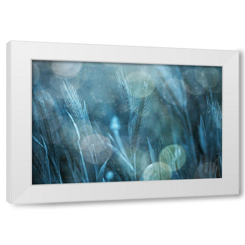 Fantastic Nature White Modern Wood Framed Art Print by Kiral, Cicek