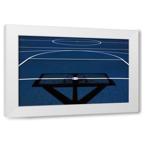 The Court White Modern Wood Framed Art Print by Hawerkamp, Hans-Wolfgang