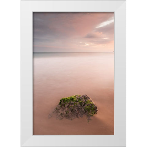 Untitled White Modern Wood Framed Art Print by Relloso Nunez, Hector