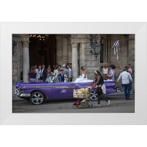 The Haves And Have Nots White Modern Wood Framed Art Print by Mearman, Tony