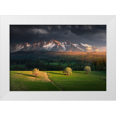 After Storm White Modern Wood Framed Art Print by Nienartowicz, Karol