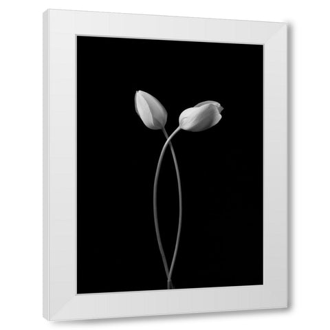 Hug White Modern Wood Framed Art Print by Xu, Tony