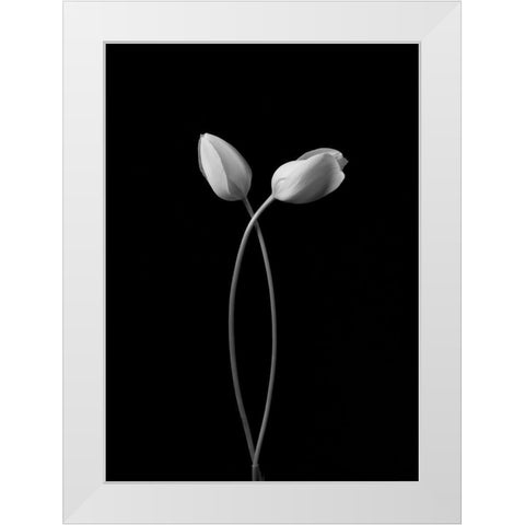 Hug White Modern Wood Framed Art Print by Xu, Tony