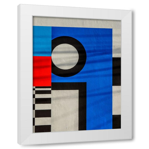 I White Modern Wood Framed Art Print by Surleac, Marius
