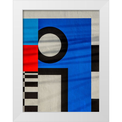 I White Modern Wood Framed Art Print by Surleac, Marius