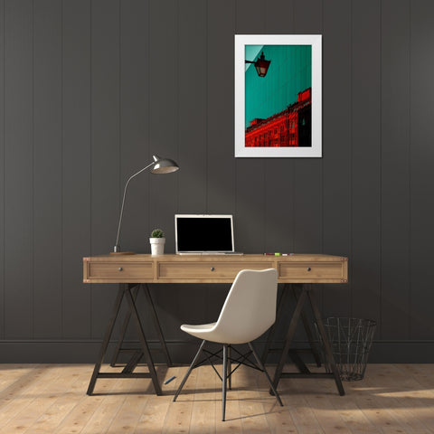 A Light At The Window. White Modern Wood Framed Art Print by Hamilton, Chris
