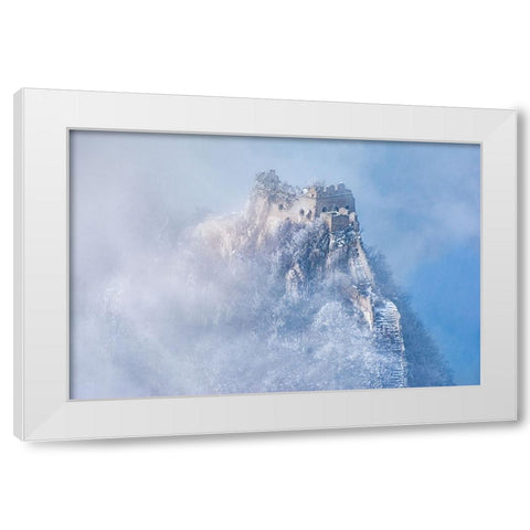 Vicissitudes Of Life White Modern Wood Framed Art Print by Simoon