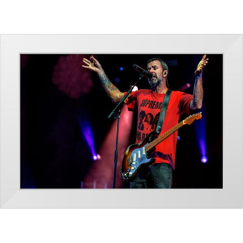 In Memory Of Pau Donacs-Jarabe De Palo White Modern Wood Framed Art Print by Domont, Jois