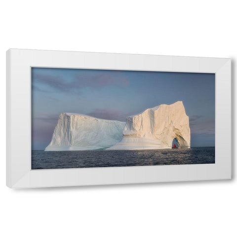 White Giants White Modern Wood Framed Art Print by Macua, Gerald