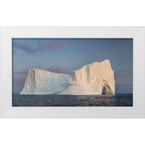 White Giants White Modern Wood Framed Art Print by Macua, Gerald