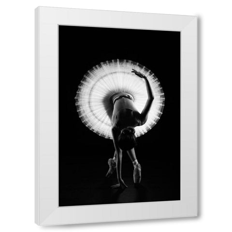 *** White Modern Wood Framed Art Print by Dobrev, Milen