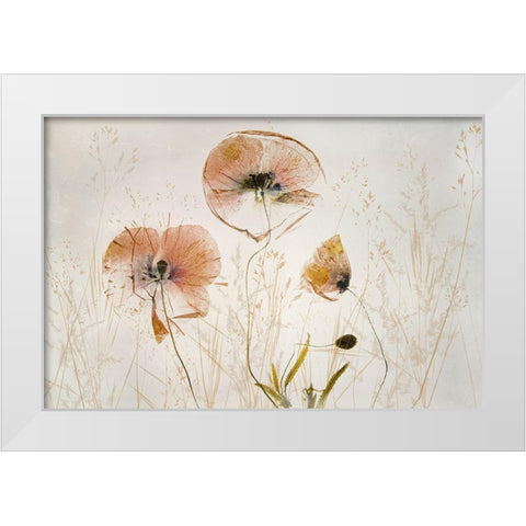 Light And Soft White Modern Wood Framed Art Print by Talen, Nel