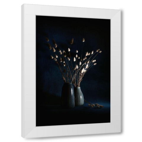 Untitled White Modern Wood Framed Art Print by Grambone, Antonio